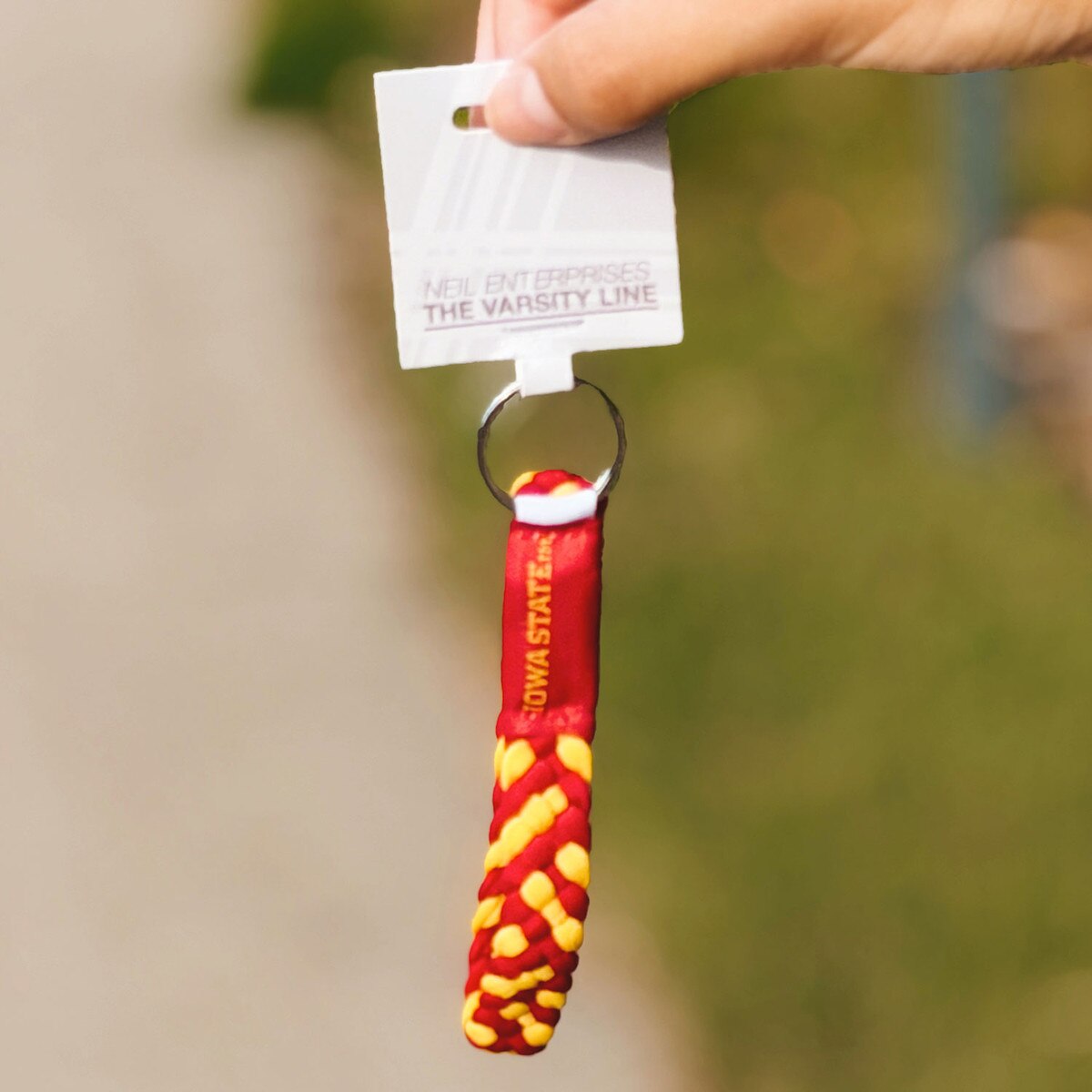 Iowa State Cardinal and Gold Stretchy Wristlette